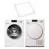 Pralka MIELE W1 WWA120 WCS 8kg 1400 obr Active + Suszarka MIELE TWA520WP Active z pompą ciepła + Łącznik MIELE WTV 502