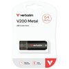 Pendrive VERBATIM V200 64GB USB-A Czarny Pojemność [GB] 64