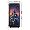 Smartfon BLACKVIEW BV4800 Pro 4/128GB 6.56" Pomarańczowy Wyświetlacz 6.56", 1612 x 720px, IPS