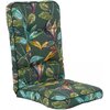 Poduszka na fotel PATIO Royal/Lena G058-02PB 124 x 48 cm Niebiesko-zielono-żółty