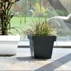 Donica PROSPERPLAST Lofly Square Low DLOFL300-S433 15.2L Antracyt Obróbka Materiał odporny na warunki atmosferyczne