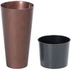 Donica PROSPERPLAST Tubus Slim Beton Effect DTUS150C-7601U 3.3L Brązowy Materiał Tworzywo sztuczne