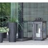 Donica PROSPERPLAST Tubus Slim Beton Effect DTUS200E-S433 8L Antracyt Kształt Okrągły