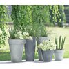Donica PROSPERPLAST Tubus Slim Beton Effect DTUS200E-S433 8L Antracyt Materiał Tworzywo sztuczne