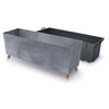 Donica PROSPERPLAST Urbi Case Beton Effect N (77 x 23.5 x 30 cm) Ciemnoszary Materiał Tworzywo sztuczne