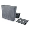 Donica PROSPERPLAST Urbi Tower Beton Effect DUC800TE-425U Ciemnoszary Rodzaj Donica