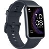 Czarny smartwatch z prostokątnym wyświetlaczem, na którym widoczna jest godzina 10:08, data "Fri, Oct 18", liczba kroków "7645" oraz temperatura "24°C" z ikoną pogody. Pasek zegarka ma regulowane zapięcie z kilkoma otworami.