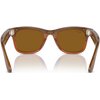 Okulary RAY BAN Meta Wayfarer Karmelowy Połysk Gwarancja 24 miesiące