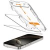 Szkło hartowane TECH-PROTECT Quick Set+ do Apple iPhone 16 Pro Max Czarny (2 szt.) Seria telefonu iPhone