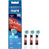 Oryginalna końcówka szczoteczki ORAL-B Kids EB10S-3 Cars (3 szt.) (Dla dzieci od lat 3) Kolor Biało-czerwony