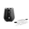 Toster DELONGHI CTY2103.BK Eclettica Bold Czarny