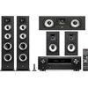 Kino domowe DENON AVR-X1800 + POLK AUDIO Monitor XT7'0 + XT15 + XT30C Czarny