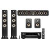 Kino domowe DENON AVR-X1800 + POLK AUDIO Signature elite ES60 + ES15 + ES35C Czarny