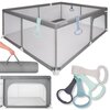 Kojec SUN BABY Z-B02.008.0.1-B13.001.0.1 Szary Cechy 1 wejście zamykane na zamek (otwierane wyłącznie od zewnątrz)