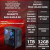 Komputer MAD DOG ENDORFY500ARGB-A25WR32WH R5-7500F 32GB RAM 1TB SSD GeForce RTX4070 Super DLSS 3 Wi-Fi Windows 11 Home Procesor AMD Ryzen 5 7500F