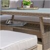 Zestaw mebli ogrodowych PATIO Nina 46218 Materiał wykonania blatu Szkło