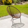 Krzesło żyłkowe PATIO Arthur 46222 Brązowy Materiał Stal