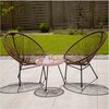 Krzesło żyłkowe PATIO Arthur 46222 Brązowy Składane Nie
