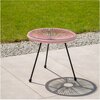 Stolik ogrodowy PATIO Arthur Różowy Materiał Stal