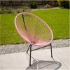 Krzesło żyłkowe PATIO Arthur 46221 Różowy Materiał Stal