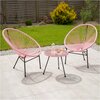 Krzesło żyłkowe PATIO Arthur 46221 Różowy Obróbka Brak
