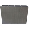 Doniczka PATIO Rattan 140 Popielaty