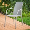 Krzesło ogrodowe PATIO Etienne Szary Materiał Technorattan