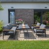 Zestaw mebli ogrodowych PATIO Ada Antracyt Liczba miejsc 5