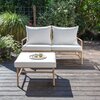 Sofa ogrodowa PATIO Estelle 47551 Beżowy Materiał Stal