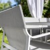 Zestaw mebli ogrodowych PATIO Lea Biały Z parasolem Nie