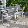 Zestaw mebli ogrodowych PATIO Lea Biały Materiał wykonania siedziska Tekstylina