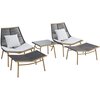 Zestaw mebli ogrodowych PATIO Audrey 47553 Brązowo-szary