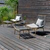 Zestaw mebli ogrodowych PATIO Audrey 47553 Brązowo-szary Materiał wykonania stelażu Stal