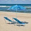 Leżak plażowy PATIO Caldo Niebieski Materiał Poliester