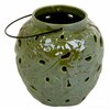 Lampion ceramiczny MY HOME Tropic 66567 Zielony