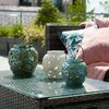 Lampion ceramiczny MY HOME Tropic Biały Kolor Biały