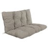 Poduszka na huśtawkę PATIO Frigiliana H024-04IB 100 x 100 x 10 cm Brązowy Materiał Mikrofibra