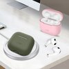 Etui na słuchawki TECH-PROTECT Silicone do Apple Airpods 4 Zielony Karabińczyk Nie