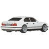 Model samochodu w kolorze białym z czarnymi detalami, przedstawiający '91 BMW M5. Na tablicy rejestracyjnej widnieje napis "BAHN8BRNR".