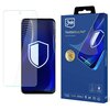 Na zdjęciu znajduje się opakowanie produktu "3mk FlexibleGlass Pro" oraz szkło hybrydowe na telefon. Na opakowaniu widnieje napis "Feel the power" oraz ikony certyfikatów i nagród, takich jak PZH, ROHS, a także logo "3mk".