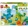 LEGO 10451 DUPLO 3 w 1 Dinozaury na kółkach Motyw Dinozaury na kółkach