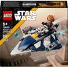 Opakowanie zestawu LEGO przedstawia mikromyśliwiec Jedi Plo Koona z serii Star Wars, zbudowany z klocków w kolorach niebieskim, białym i szarym, z figurką postaci siedzącej w kokpicie. Na opakowaniu widnieje logo LEGO oraz napis "Star Wars", a także infor