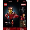 LEGO 76327 Marvel Popiersie Iron Mana Motyw Popiersie Iron Mana