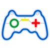 Neon LED MANTA SNL55MT Gamepad Kolor Wielokolorowy