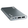 Powerbank GÖTZE & JENSEN Silver Line PZMI11G Szary 10000mAh 2xUSB USB-C