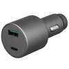 Ładowarka samochodowa GOLDENLINE QC3 18W + PD3 60W CC701 + Kabel C-C 2M
