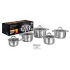 Zestaw garnków GÖTZE & JENSEN CS300 Colorado Inox (10 elementów) Pojemność [l] garnek 2 l