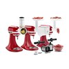 Robot kuchenny planetarny KITCHENAID Artisan 5KSM125EMH 300W + Zestaw akcesoriów KITCHENAID 5KSM2FPPC (3 sztuki) Moc silnika [W] 300