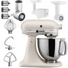 Robot kuchenny planetarny KITCHENAID Artisan 5KSM125EMH 300W + Zestaw akcesoriów KITCHENAID 5KSM2FPPC (3 sztuki)