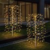Lampa solarna SASKA GARDEN Drzewko fajerwerki Kolor Biały